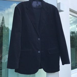 Suit velvet blue with pants